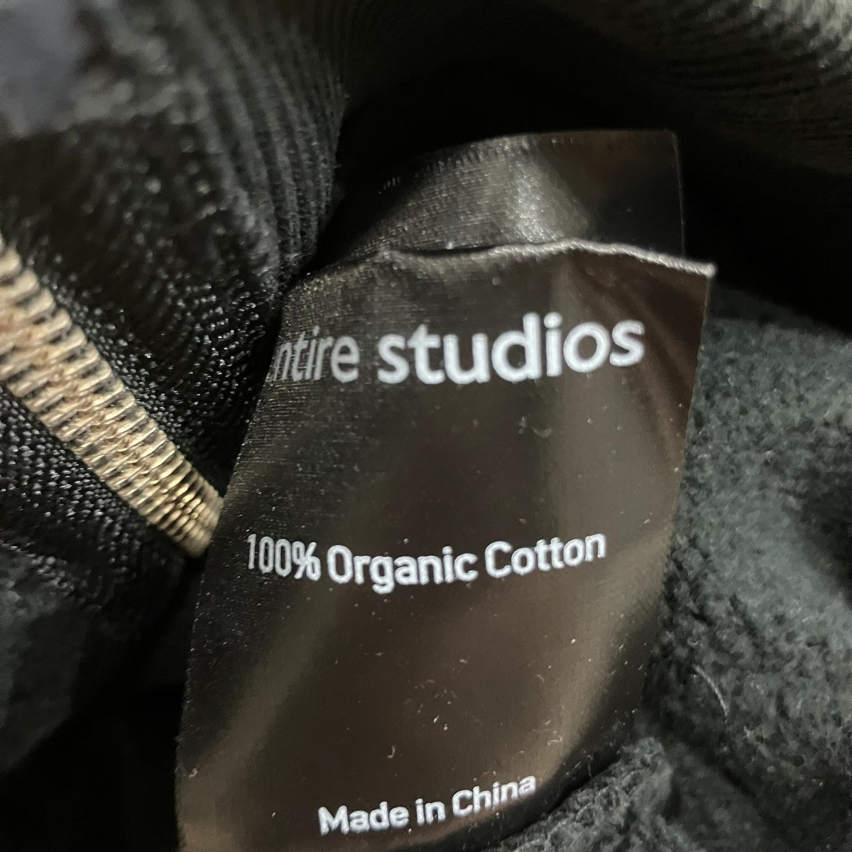 ENTIRE STUDIOS ETERNAL ZIP SOOT ジップパーカー 古着・中古-6枚目のアイテム画像