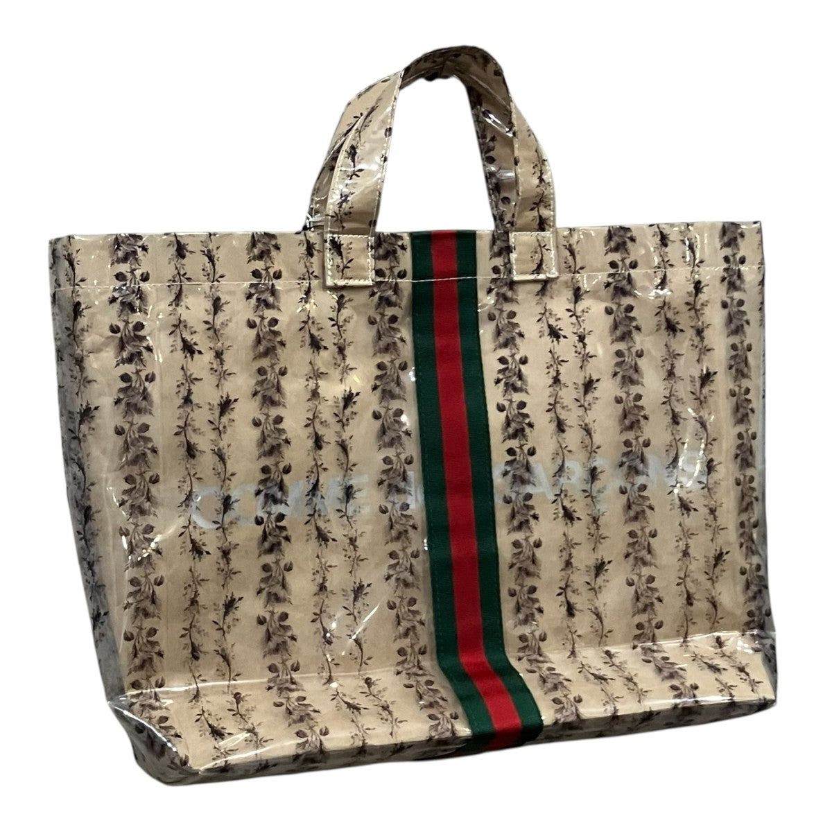COMME des GARCONS×GUCCI PVCトートバッグ 古着・中古-1枚目のアイテム画像