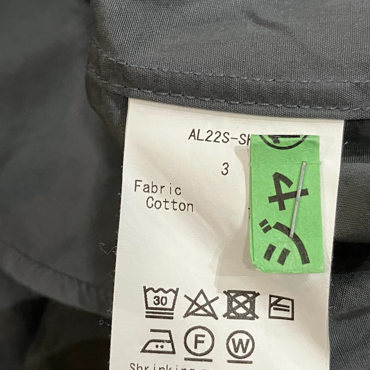 ALLEGE×THOMAS MASON Standard S S Shirt 半袖シャツ 古着・中古-5枚目のアイテム画像