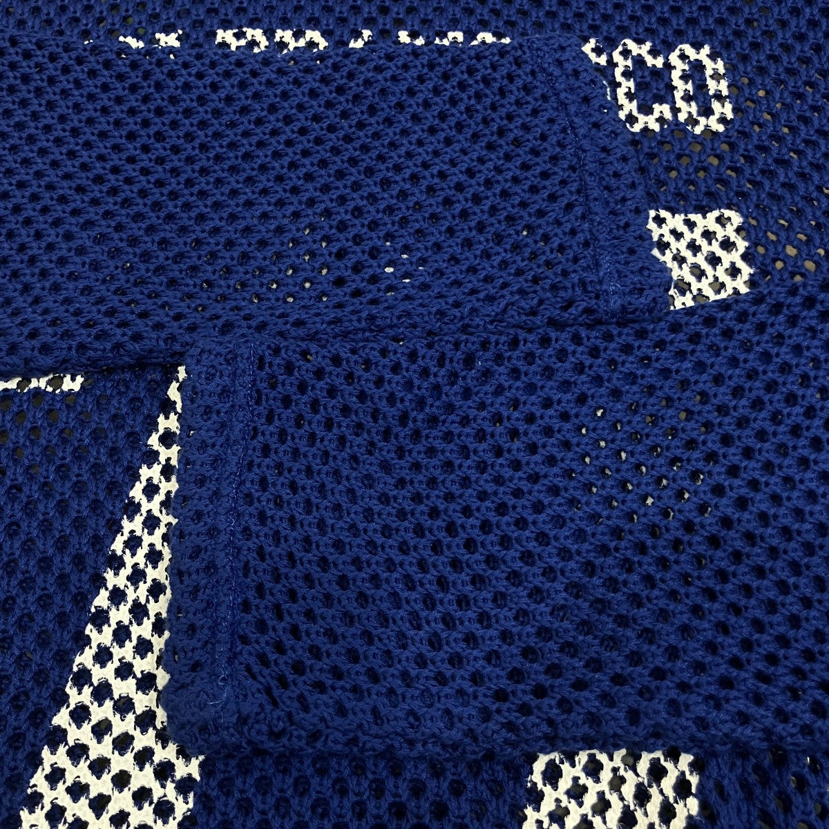 「PRINTED FOOTBALL KNIT TEE」フットボールメッシュニット長袖Tシャツ800-5160086