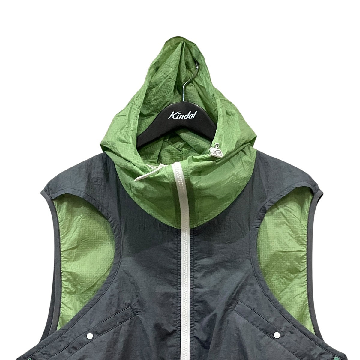 「LAYERING UTOPIA VEST」レイヤードフーデッドベストFPA10251U0001