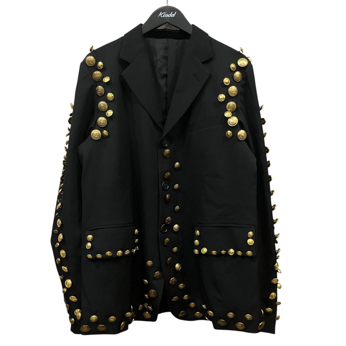 25SS「3b brit jacket gold buttons」ボタンデザインジャケットsj.0002aSS25
