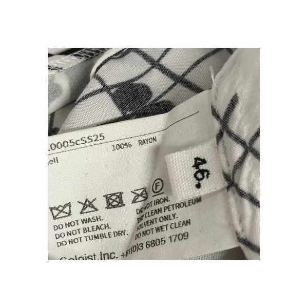 25SS「hawaiian shirt music note」音符柄半袖シャツss.0005cSS25