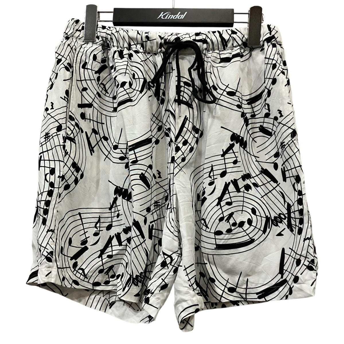 25SS「hawaiian shorts music note」音符柄ショートパンツsp.0010cSS25