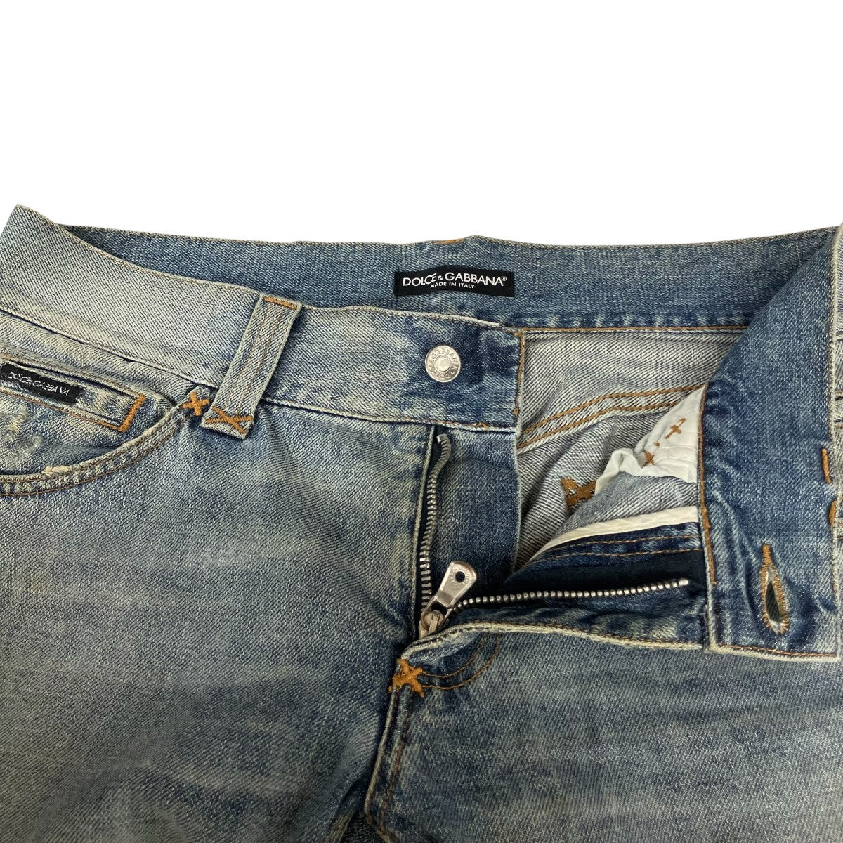 ダメージ加工デニムパンツG8394