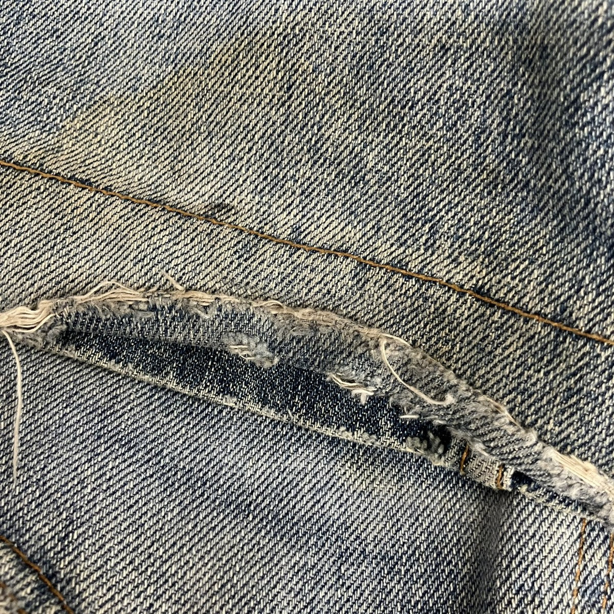 ダメージ加工デニムパンツG8394