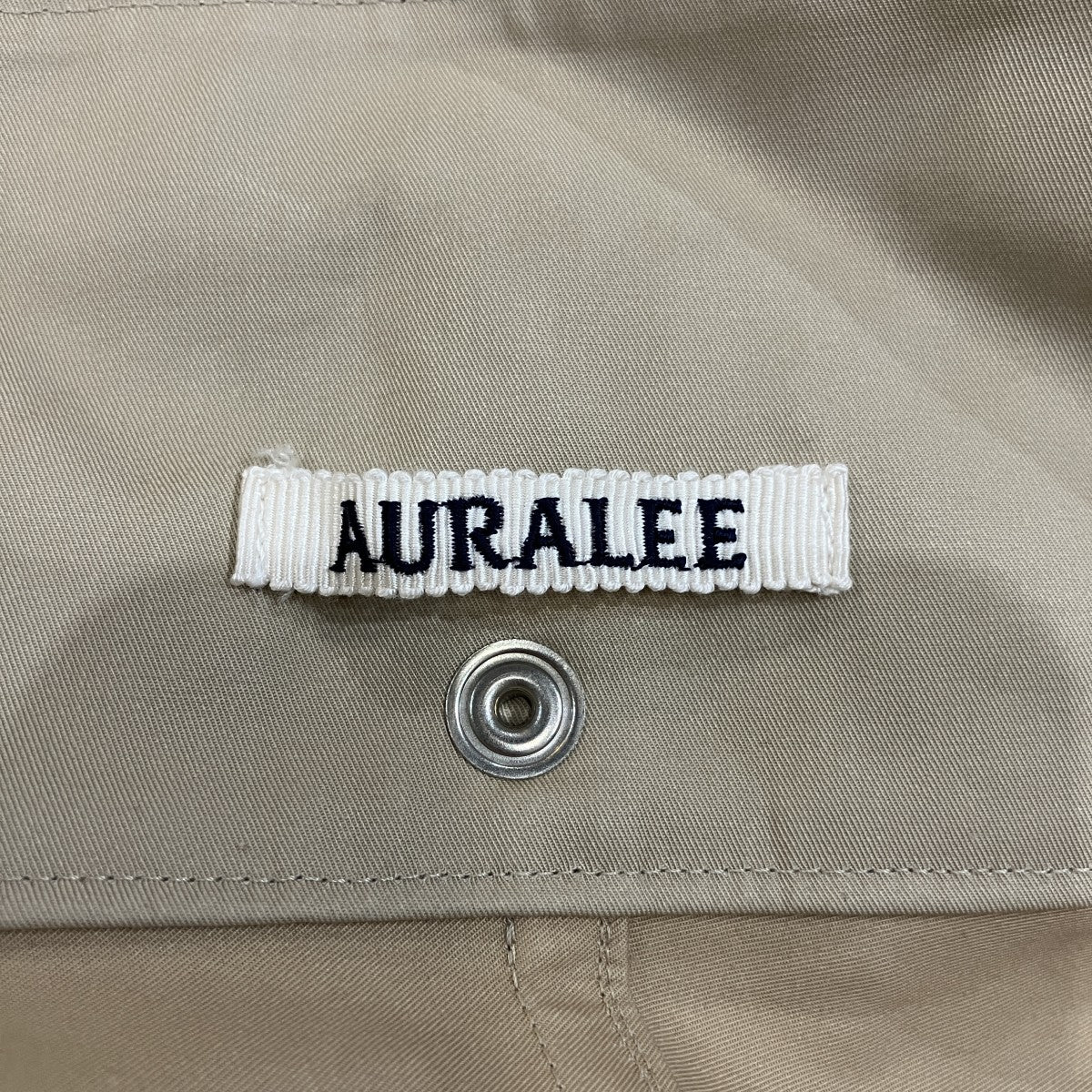 AURALEE フーデッドフィールドパーカーA25AB01CB 古着・中古-6枚目のアイテム画像
