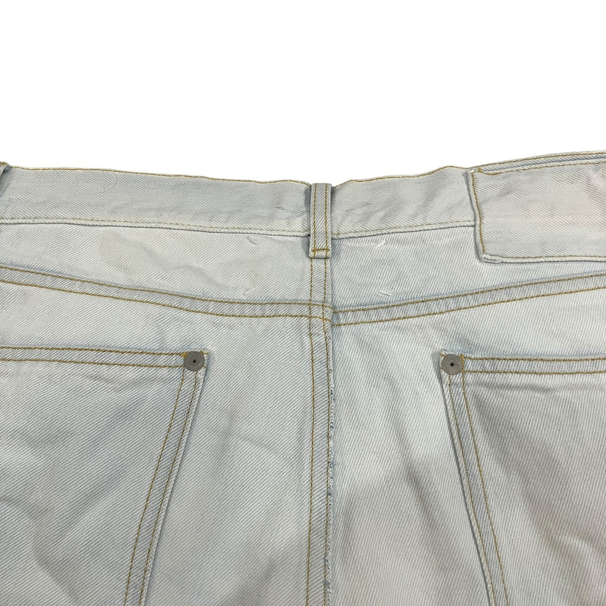 ボタンフライ ユーズド加工 デニムパンツS50LA0101