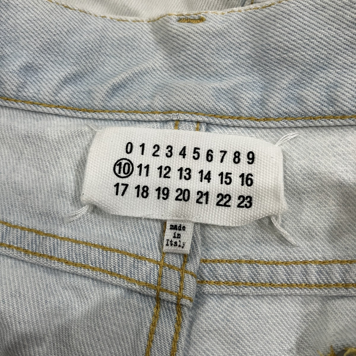 ボタンフライ ユーズド加工 デニムパンツS50LA0101