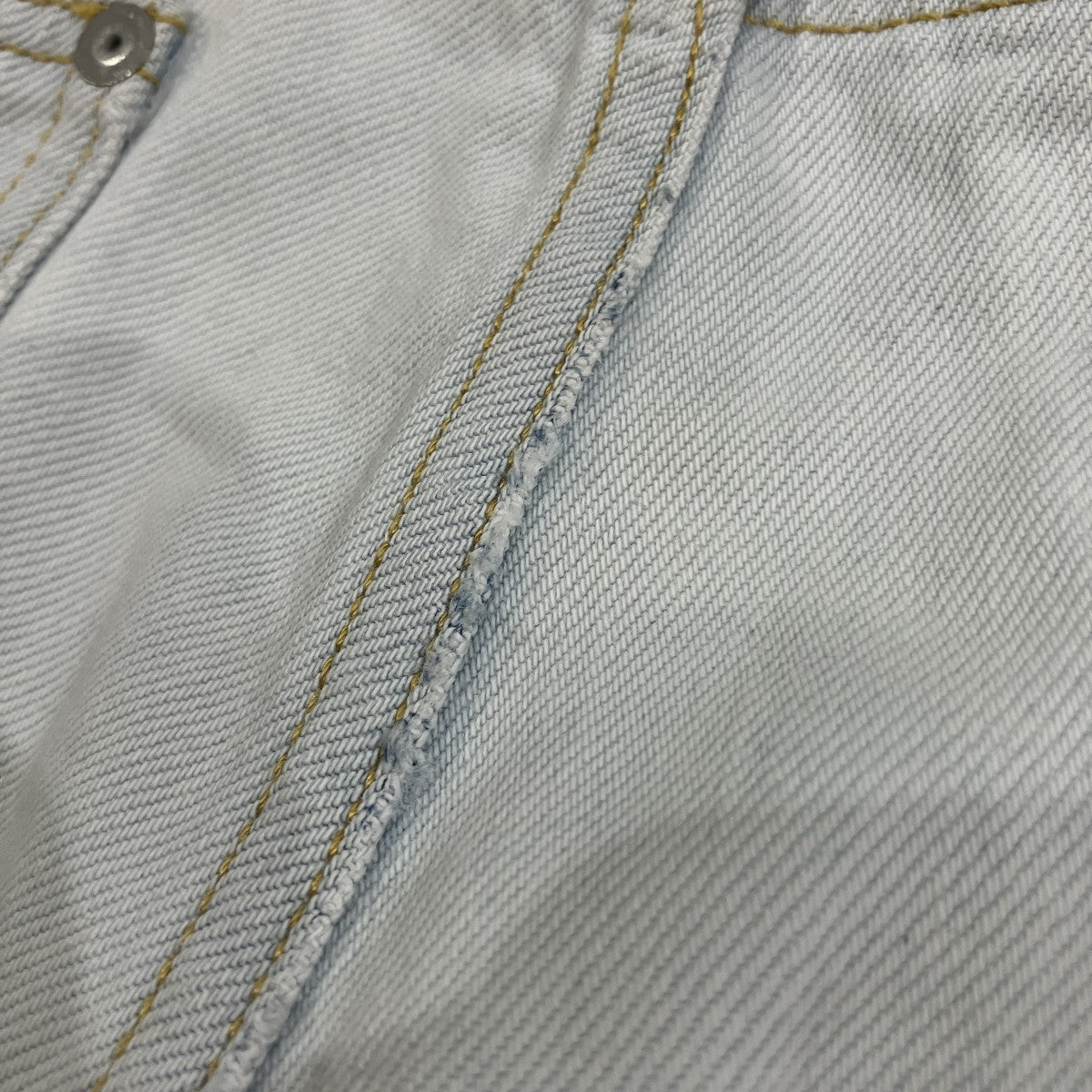 ボタンフライ ユーズド加工 デニムパンツS50LA0101