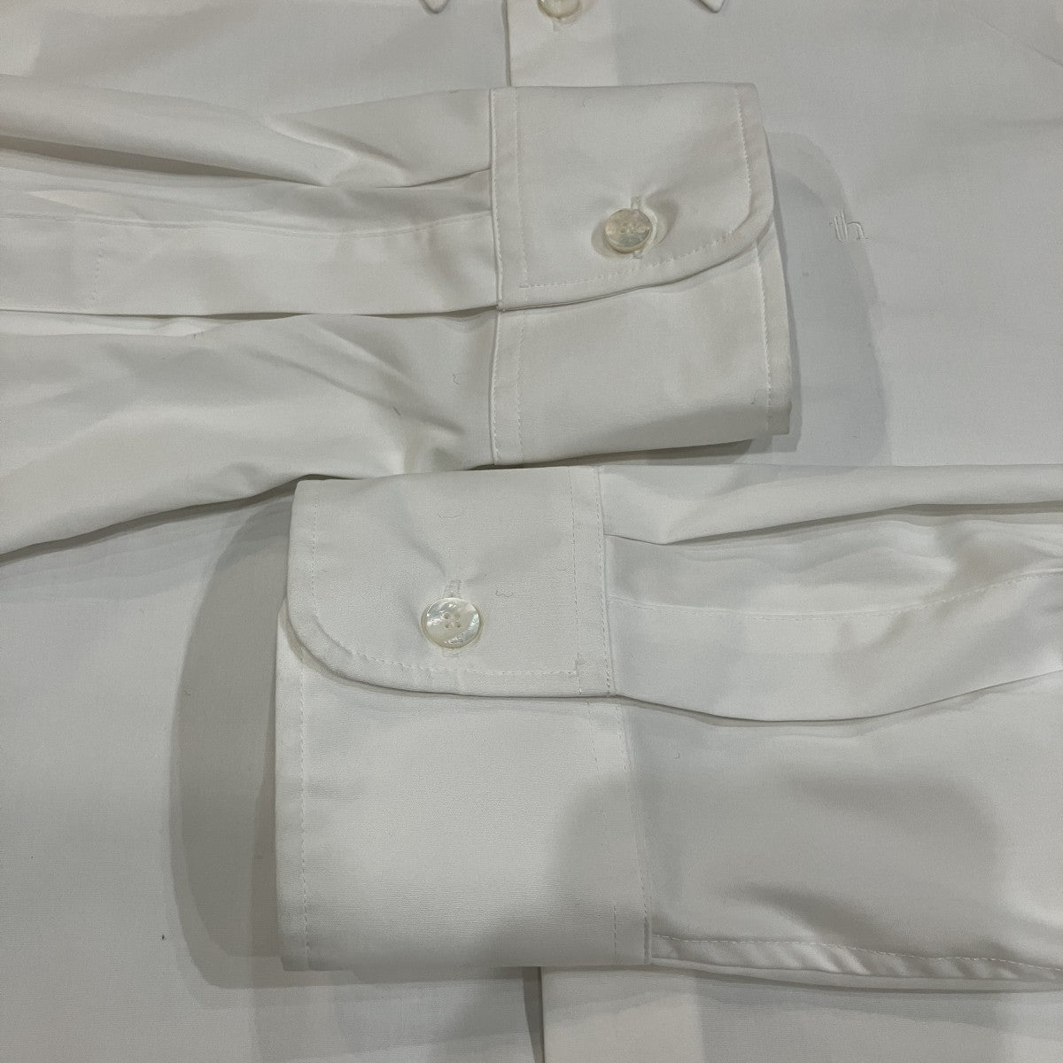th products TH刺繍長袖シャツ2402-SH29-M204 古着・中古-4枚目のアイテム画像