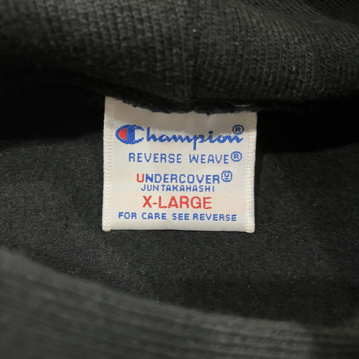 Champion×UNDERCOVER リバースウィーブ(R) フーデッドスウェットCWSC124 古着・中古-5枚目のアイテム画像