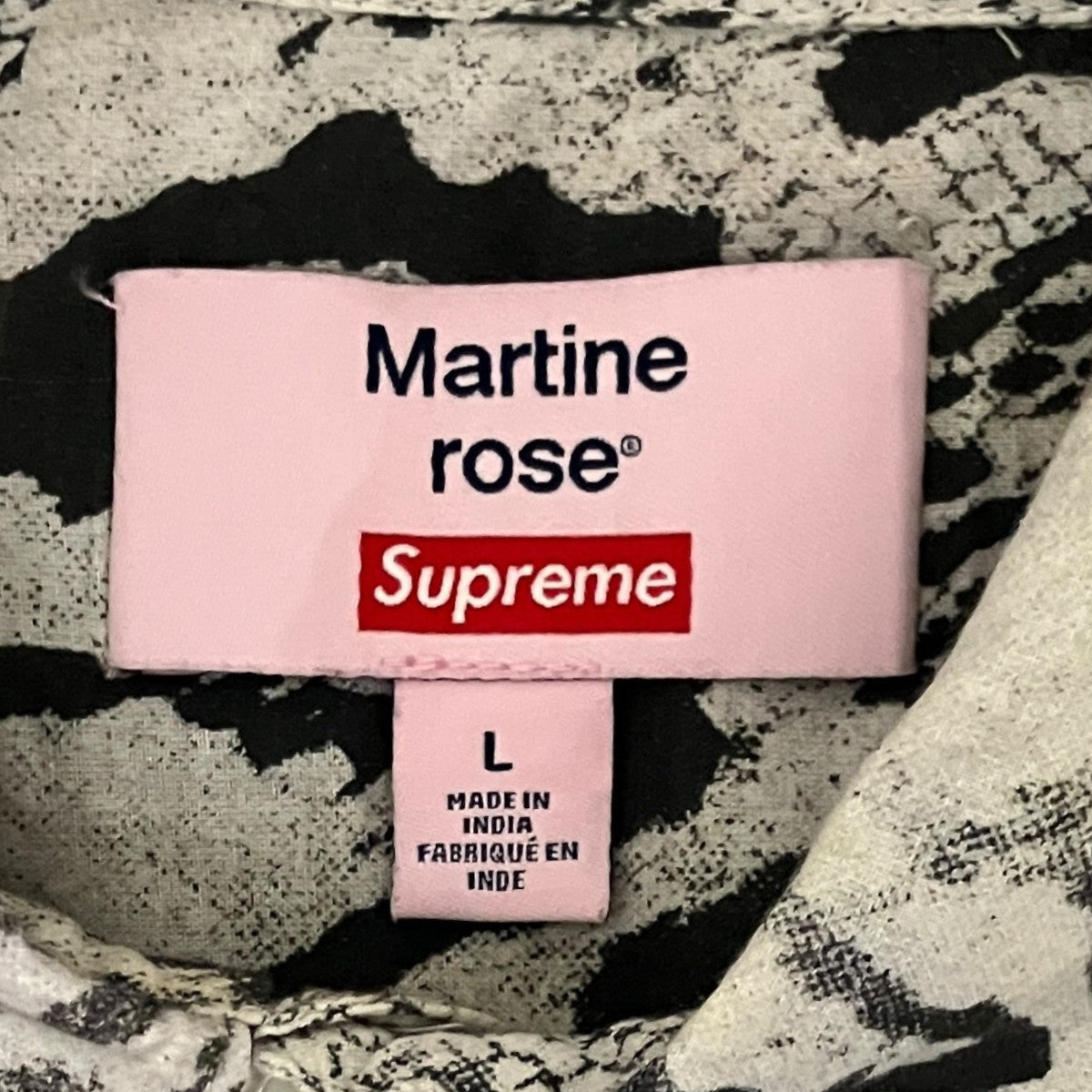 総柄シャツ