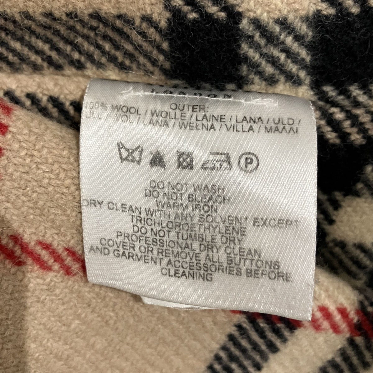 英国製ライナー付ステンカラーコート