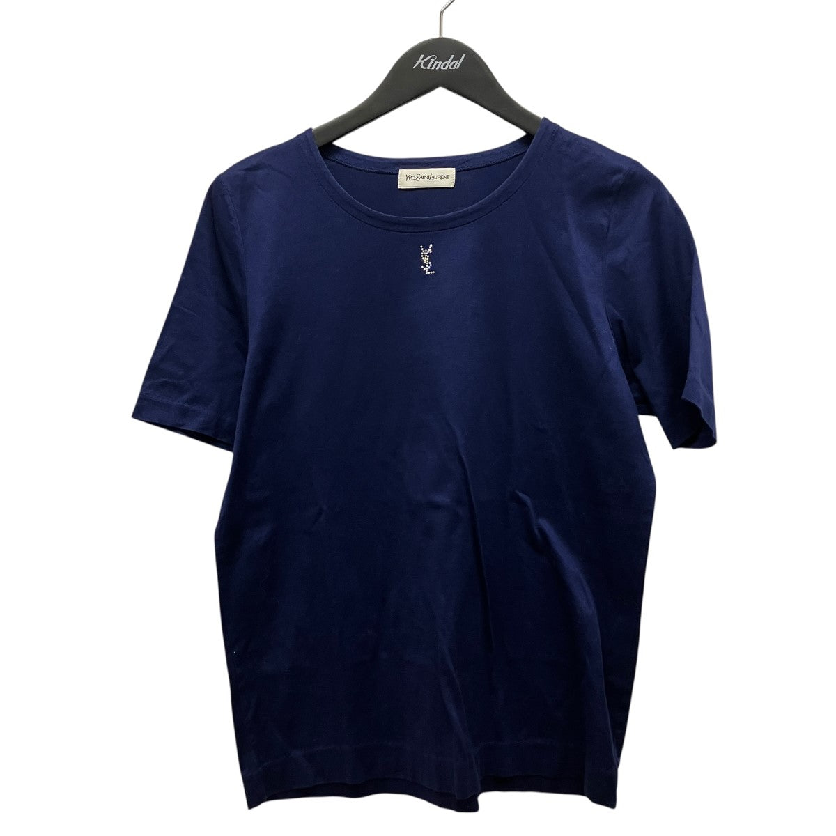 ラインストーンYSLロゴTシャツSN57-085