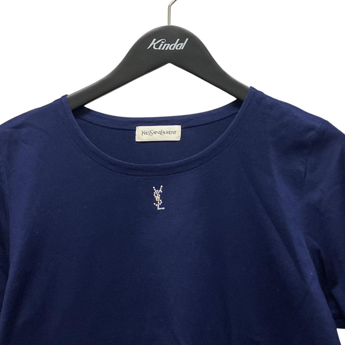 ラインストーンYSLロゴTシャツSN57-085