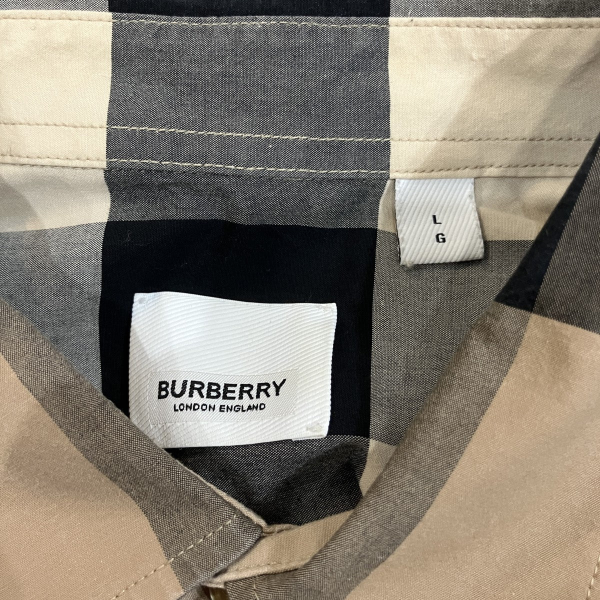 BURBERRY チェックシャツ8033101 古着・中古-5枚目のアイテム画像