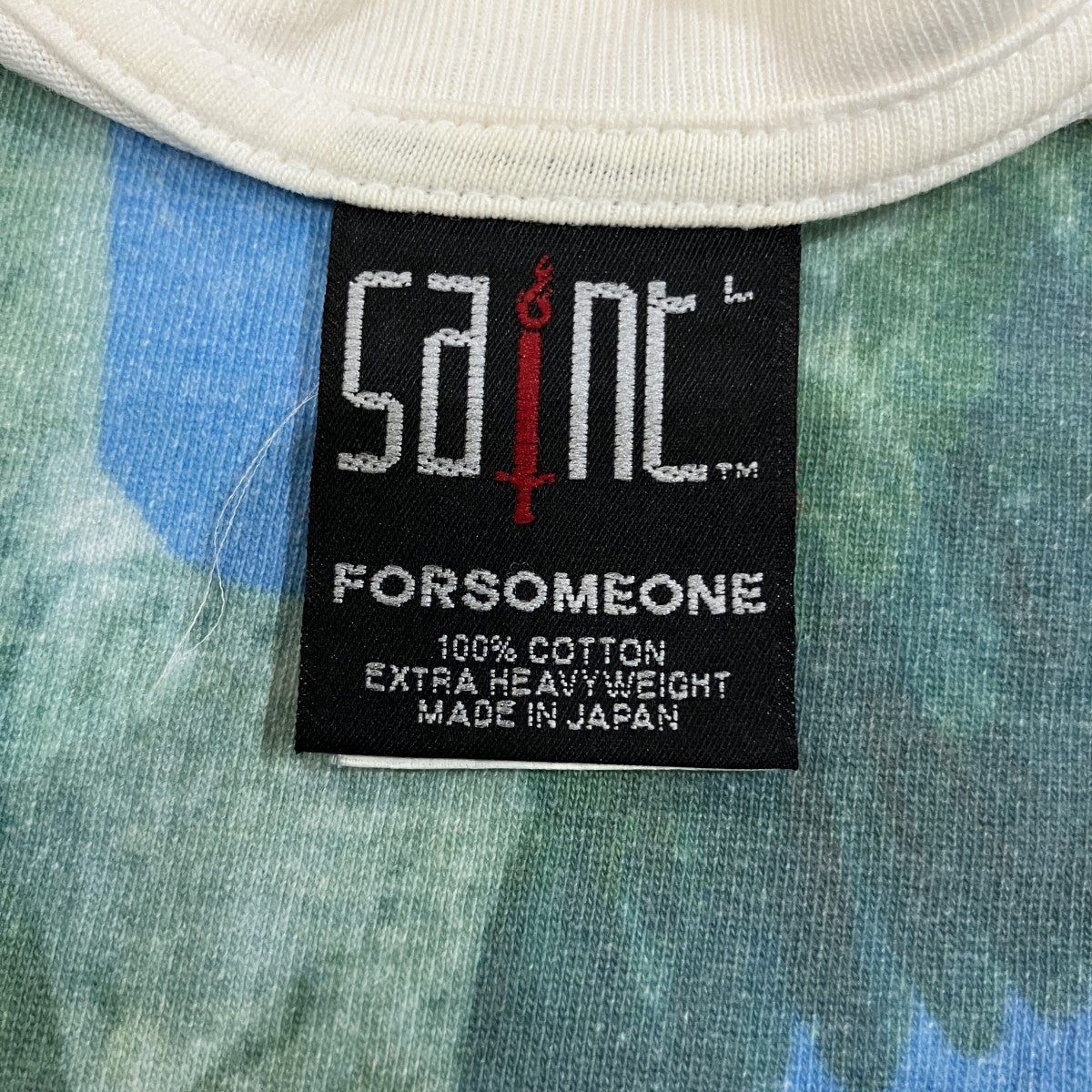 SAINT MICHAEL×FORSOMEONE プリントTシャツSM-A23-0000-C10 古着・中古-5枚目のアイテム画像
