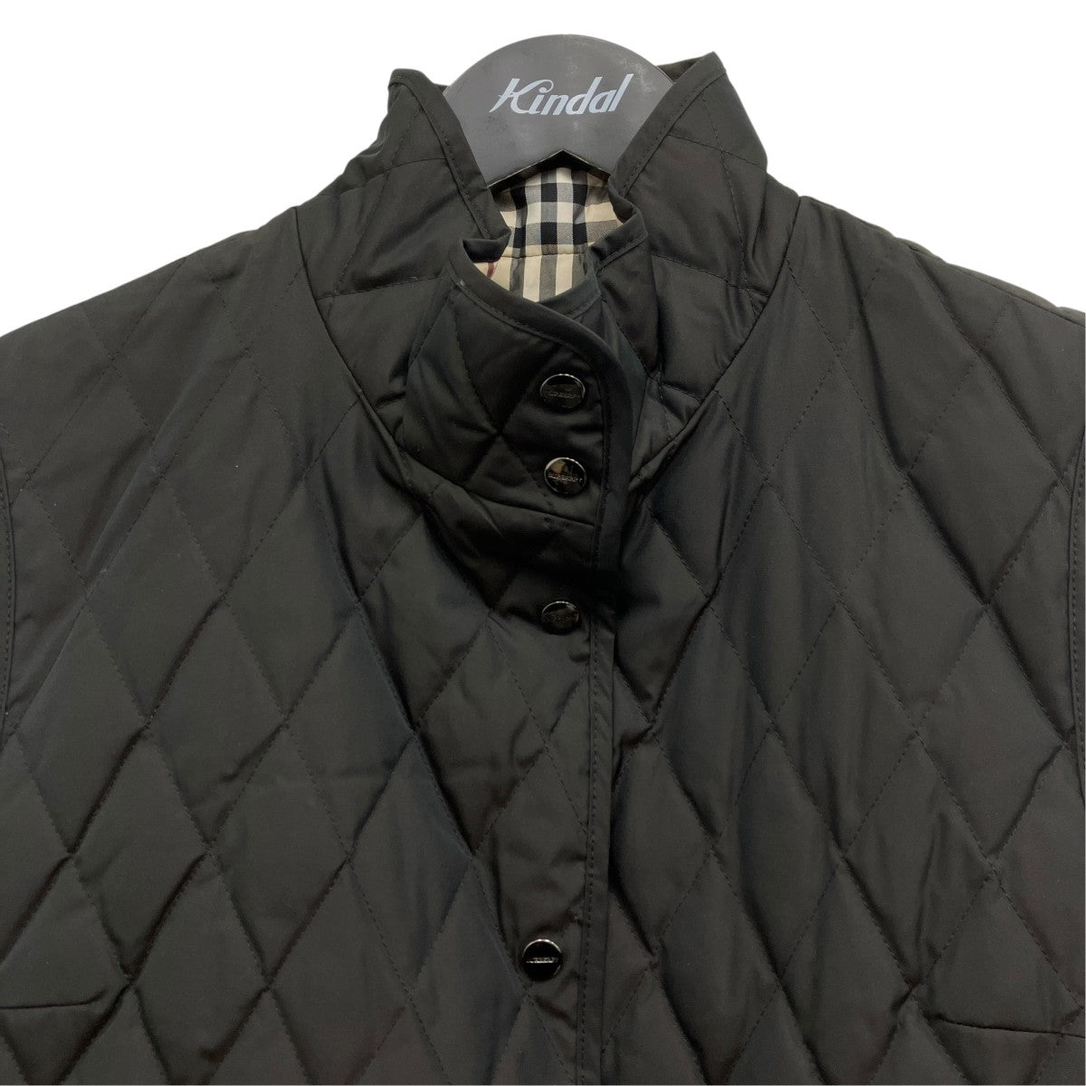 BURBERRY LONDON ノバチェックリバーシブルダウンベスト 古着・中古-3枚目のアイテム画像