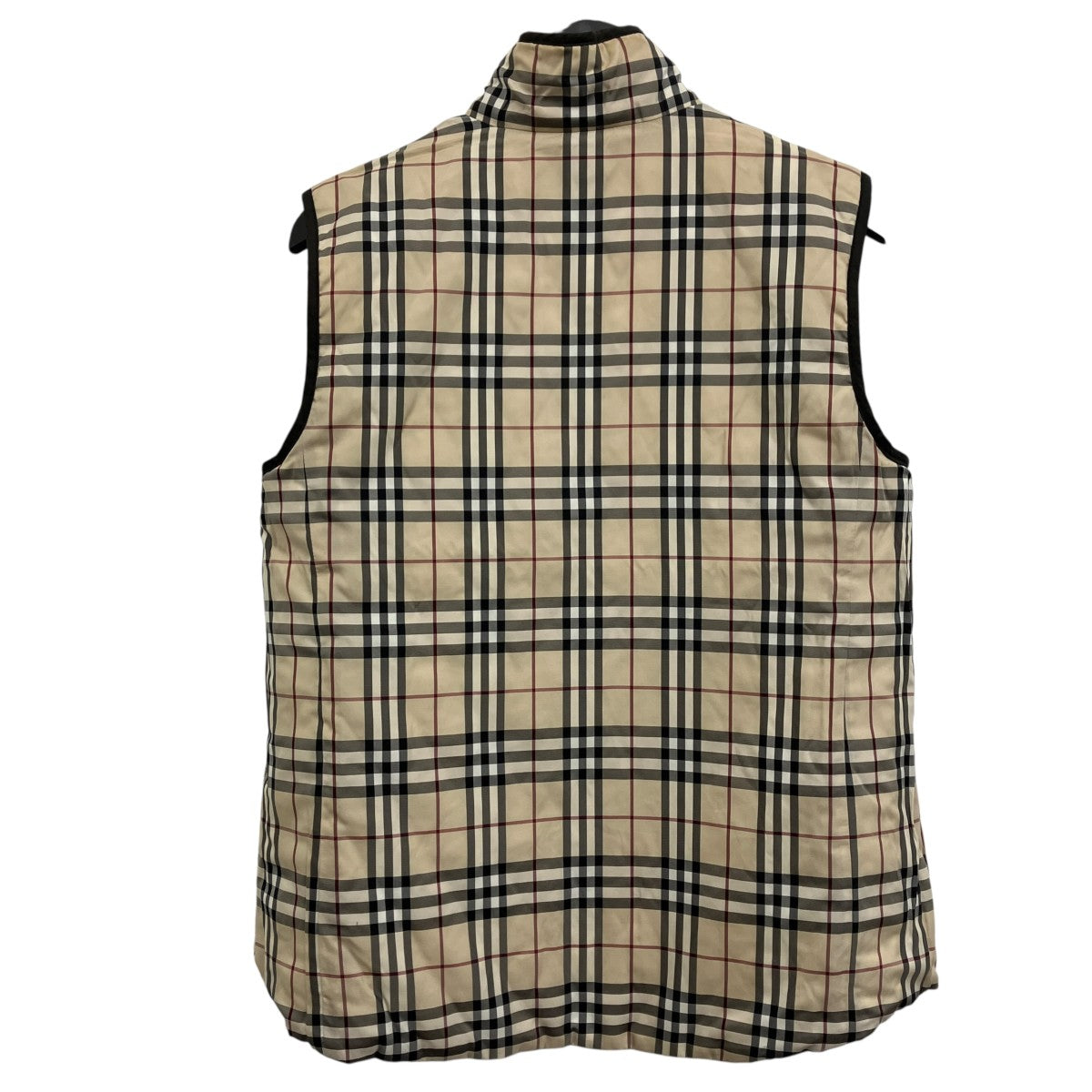 BURBERRY LONDON ノバチェックリバーシブルダウンベスト 古着・中古-5枚目のアイテム画像