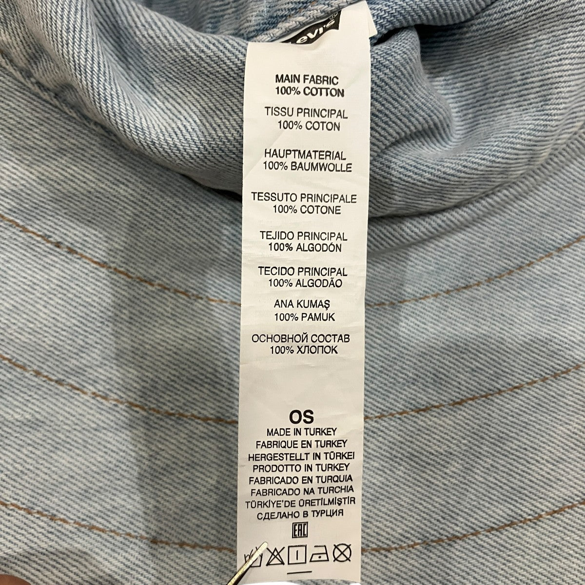 LEVI’S×Denim Tears グラフィックプリントハット 古着・中古-5枚目のアイテム画像