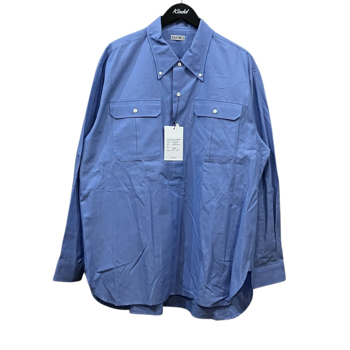 RAKINES FM41 shirt シンプソンズポプリンボタンダウンシャツ 古着・中古-1枚目のアイテム画像