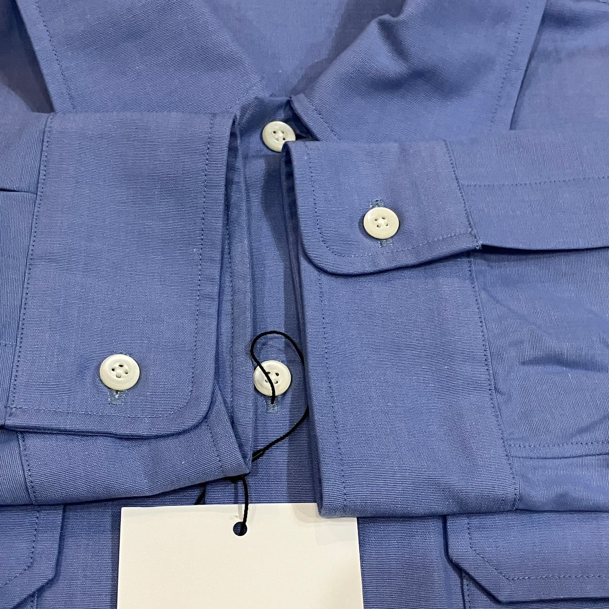 RAKINES FM41 shirt シンプソンズポプリンボタンダウンシャツ 古着・中古-4枚目のアイテム画像