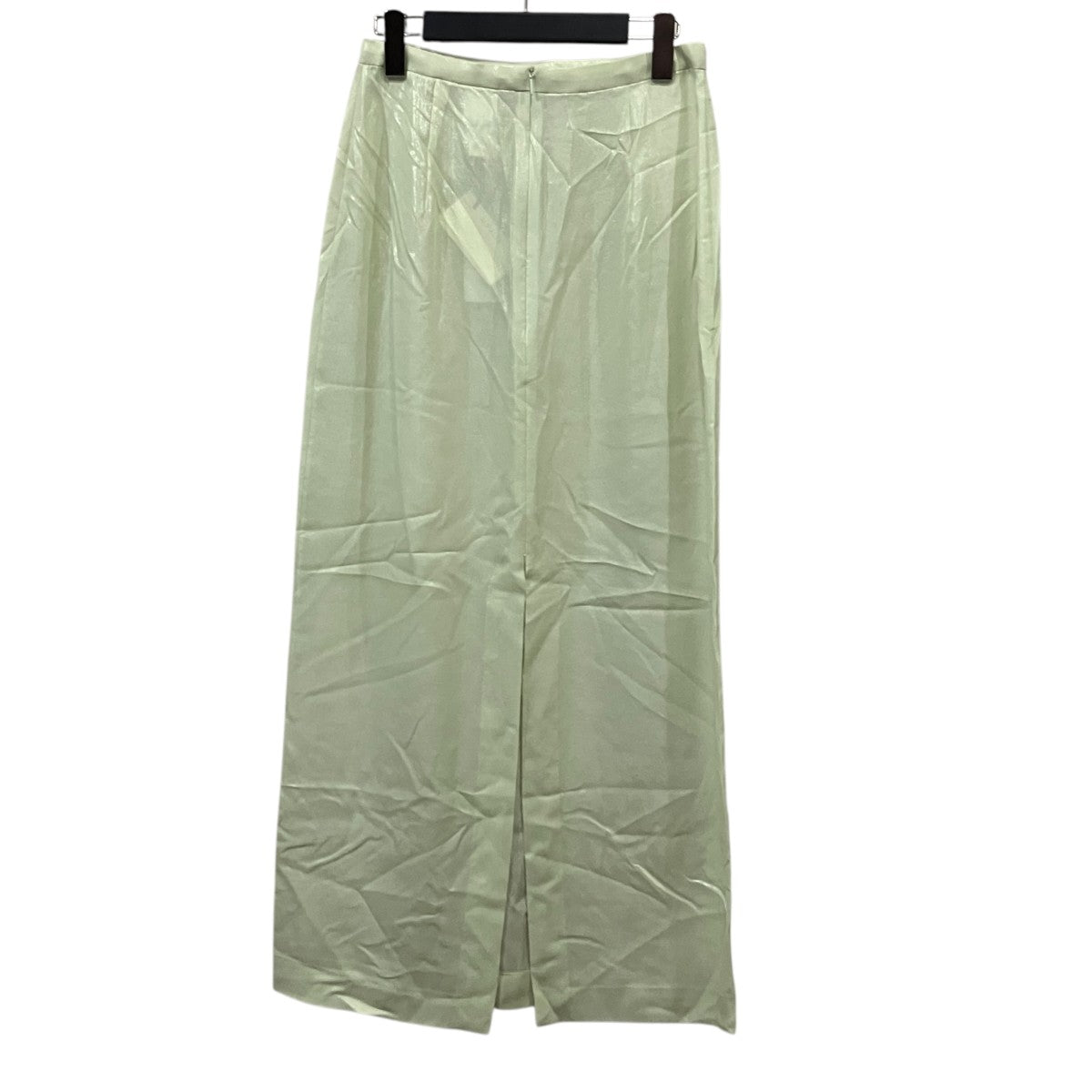 AURALEE(オーラリー) シルクロングスカート A25SS02SL 黄緑 サイズ 1