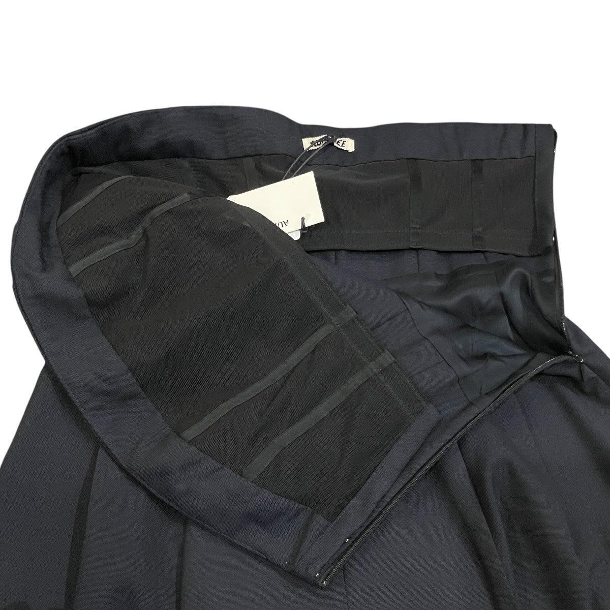 AURALEE WOOLKID MOHAIR HOP SACK JUMPSUIT程度a ウールモヘアジャンプスーツ 古着・中古-4枚目のアイテム画像