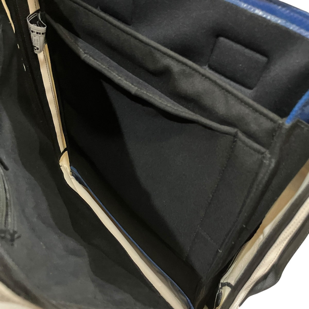FREITAG(フライターグ) カラーブロックバックパック ホワイト×グリーン