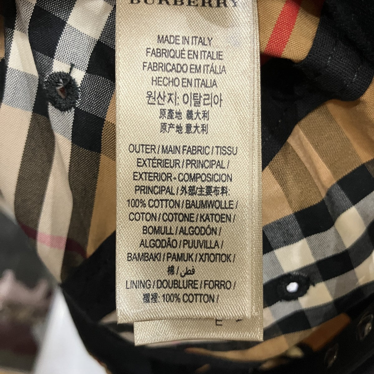 ノバチェックベースボールキャップ8006119