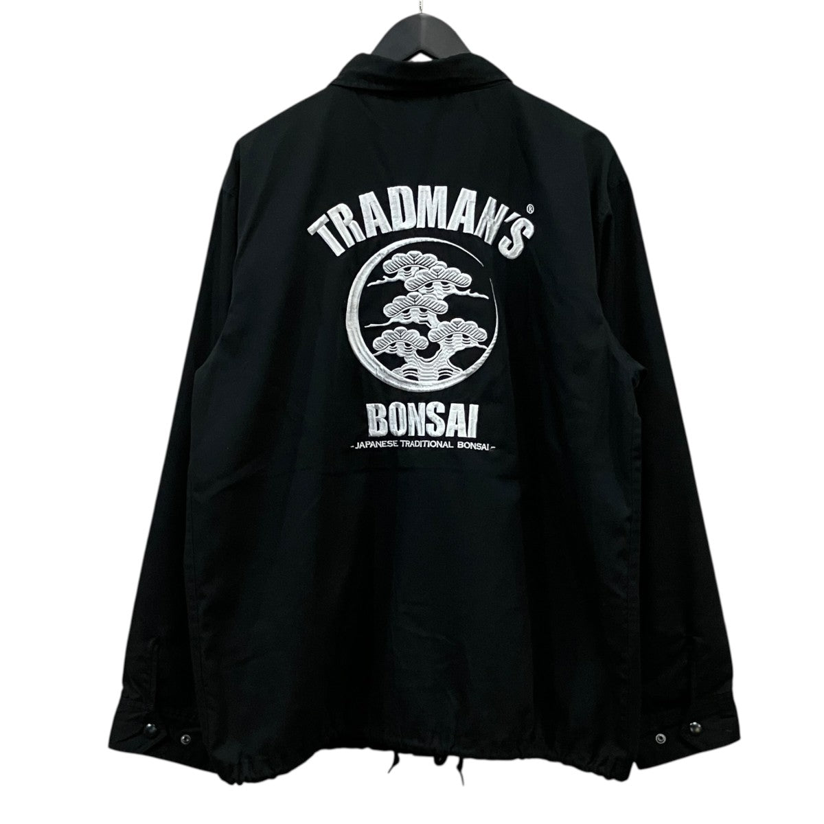 TRADMANS BONSAI フロントロゴ刺繍コーチジャケット 古着・中古-2枚目のアイテム画像