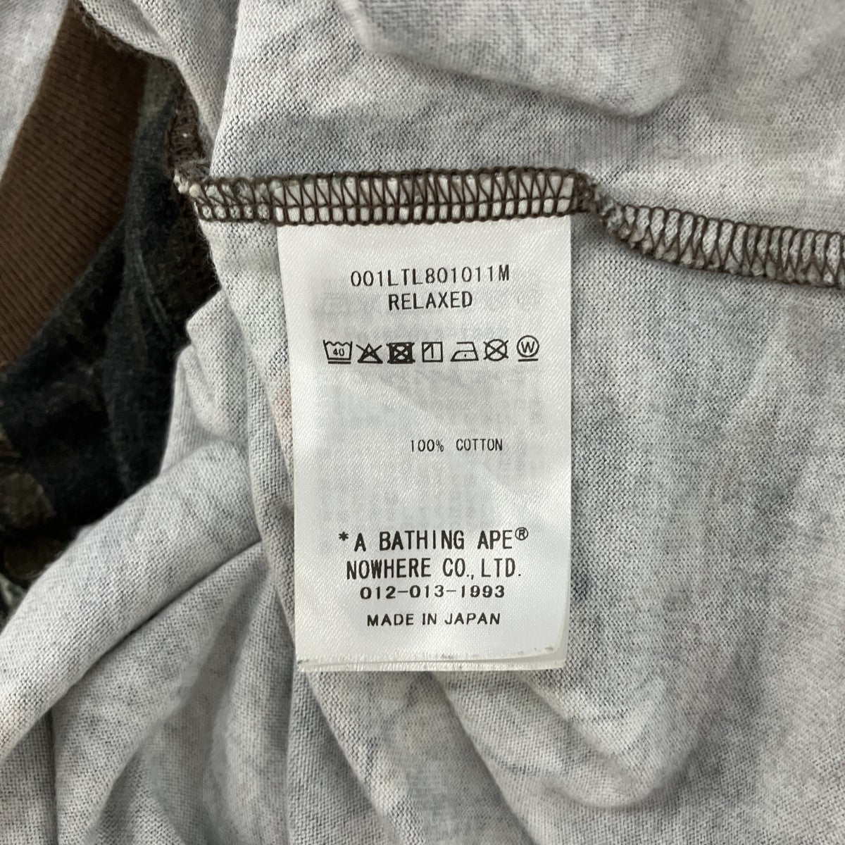 長袖Tシャツ001LTL801011M