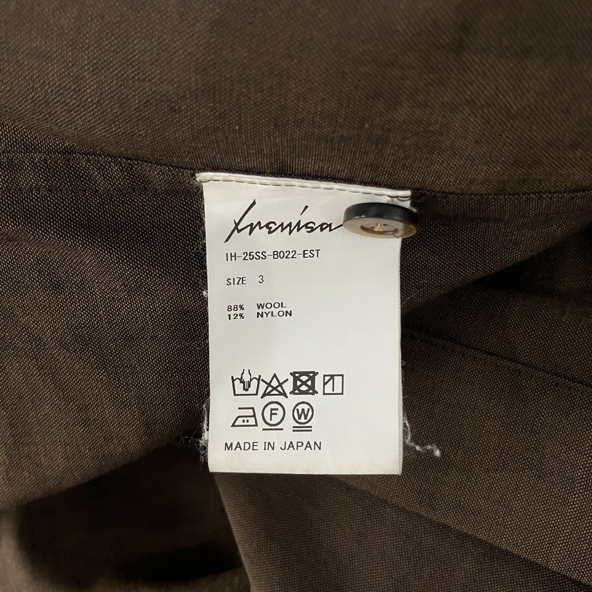 「別注 BOXY SHIRT」長袖シャツIH-25SS-B022-EST