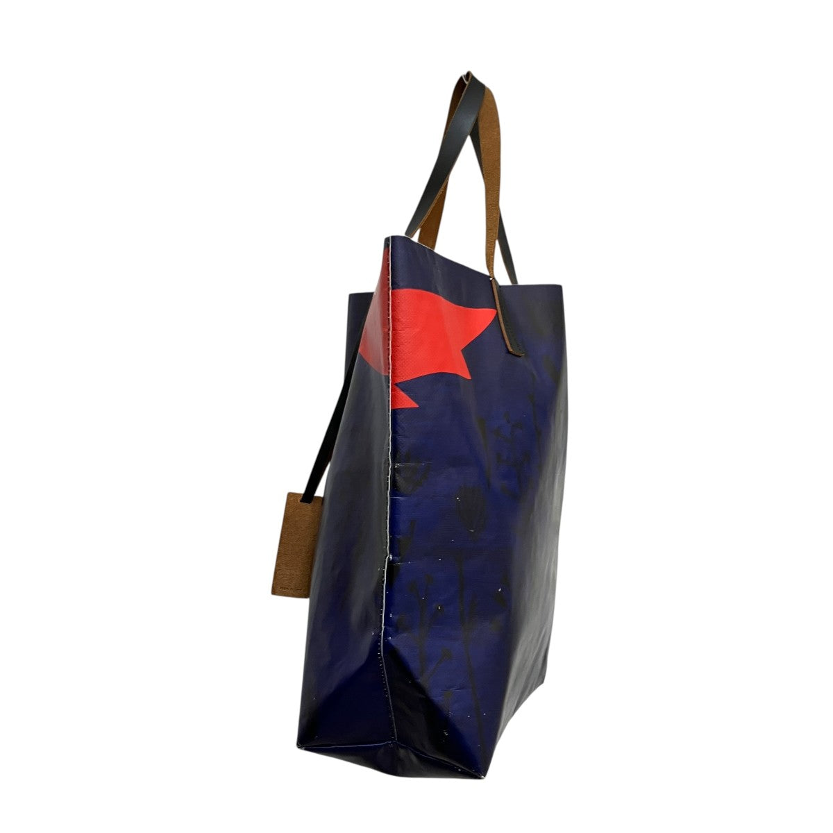 Roger Mello bird-print PVC totePVCトートバッグ ユニセックス