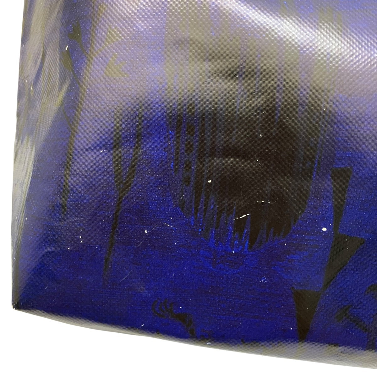 Roger Mello bird-print PVC totePVCトートバッグ ユニセックス