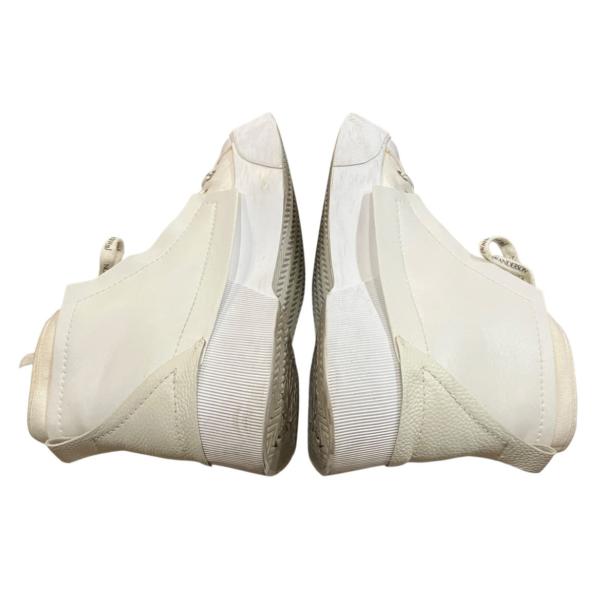 「LEATHER PANEL HIGH TOP SNEAKERS」レザーパネル ハイトップスニーカーANM37500A