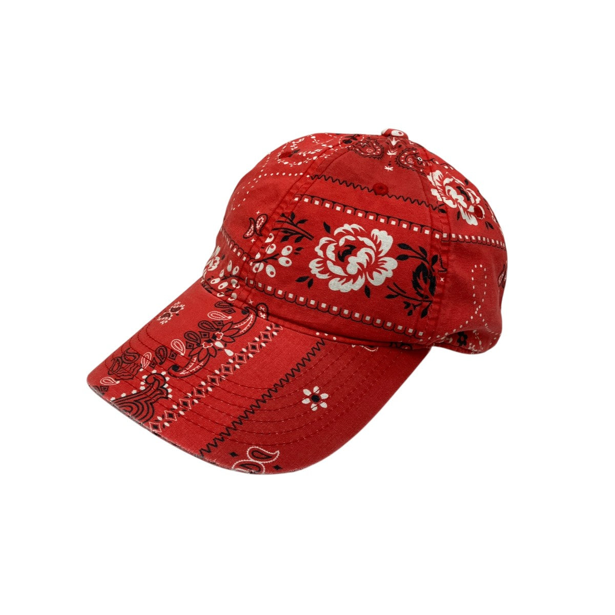 KITH ペイズリー柄キャップ 古着・中古-1枚目のアイテム画像