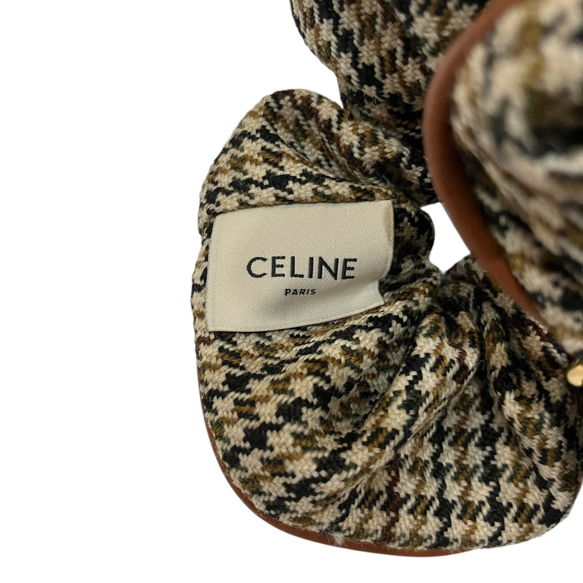 CELINE(セリーヌ) シュシュ ベージュ×ブラウン サイズ -｜【公式