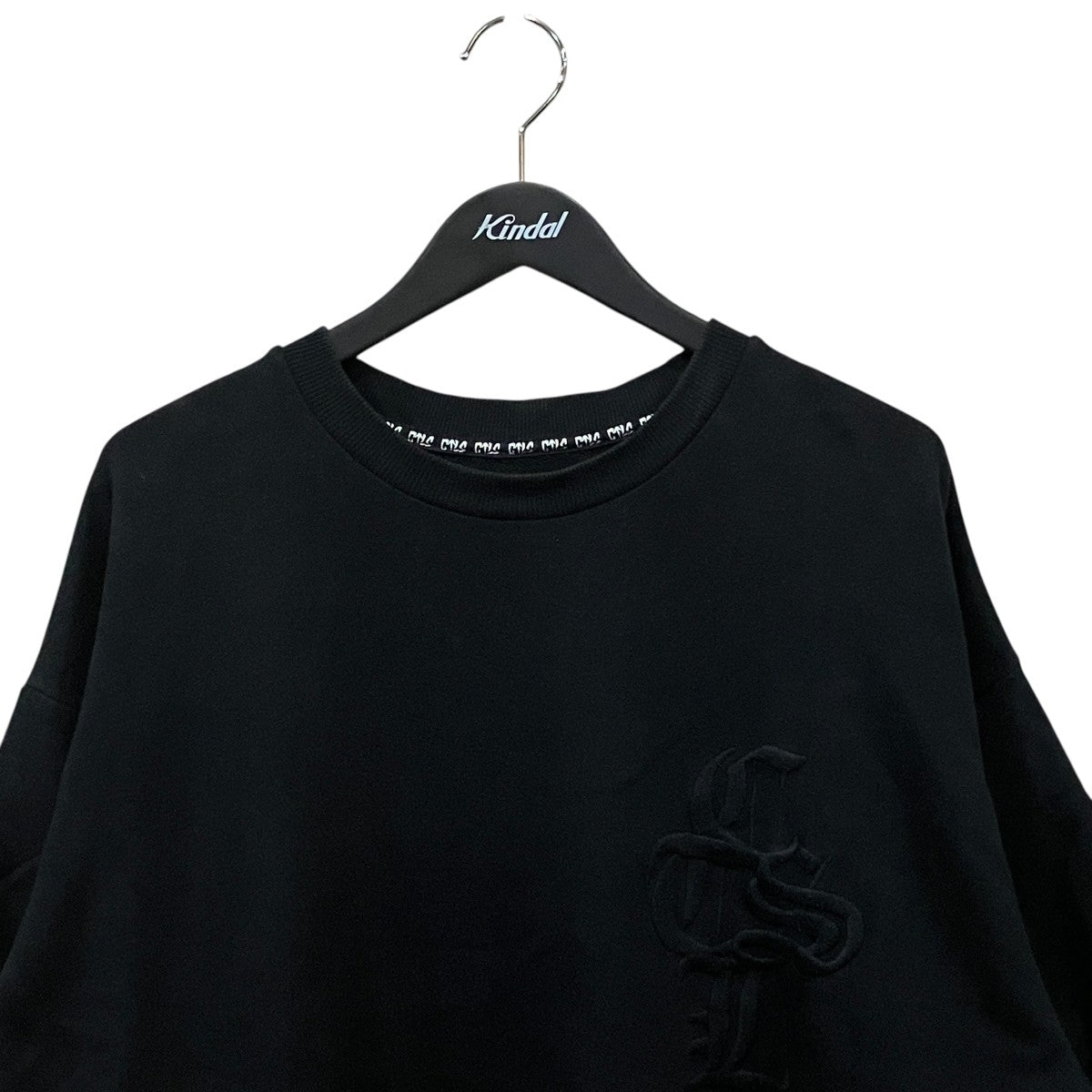 CVTVLIST(カタリスト) ロゴ刺繍Tシャツ2501050301 2501050301 ブラック