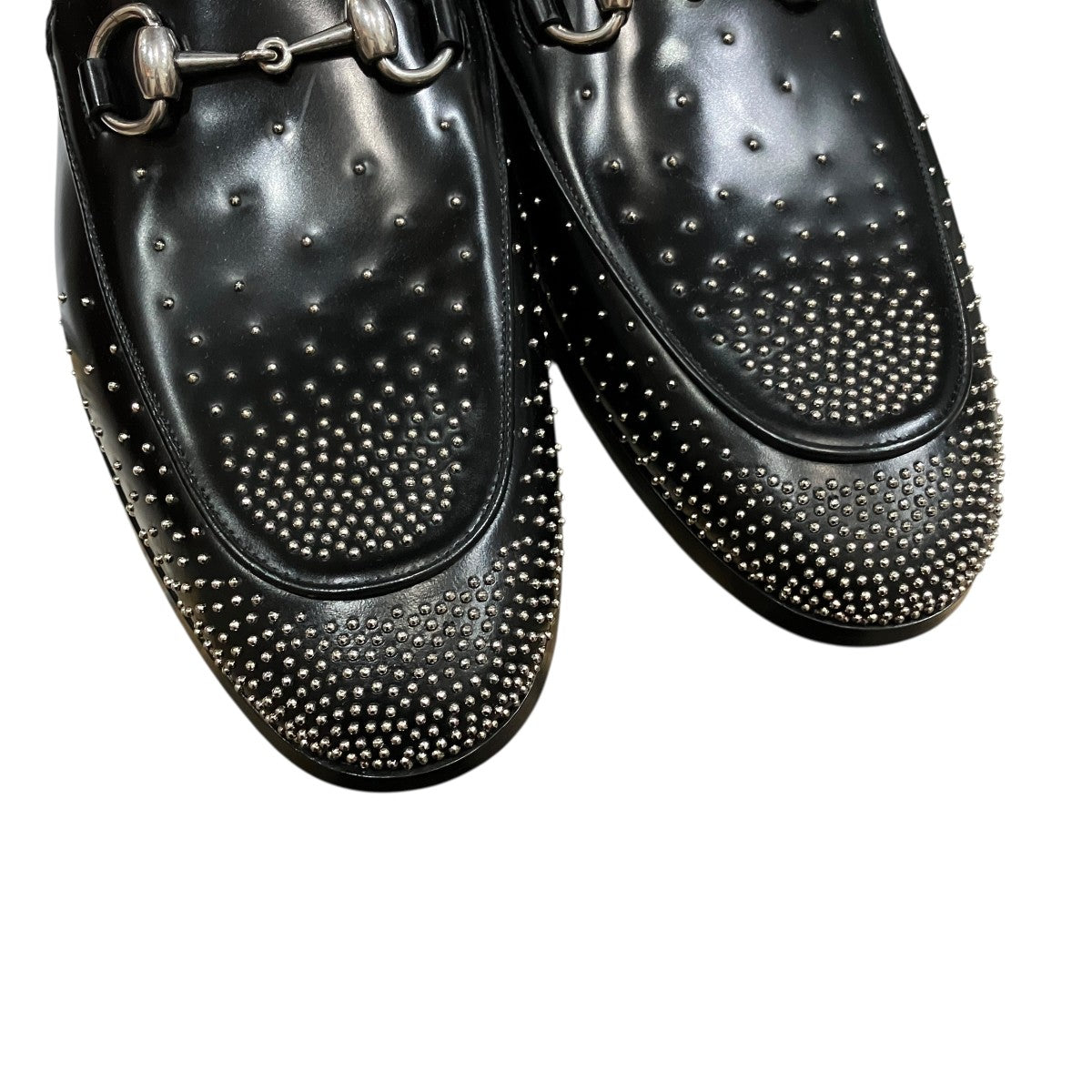 GUCCI スタッズホースビットローファーシューズ 古着・中古-3枚目のアイテム画像