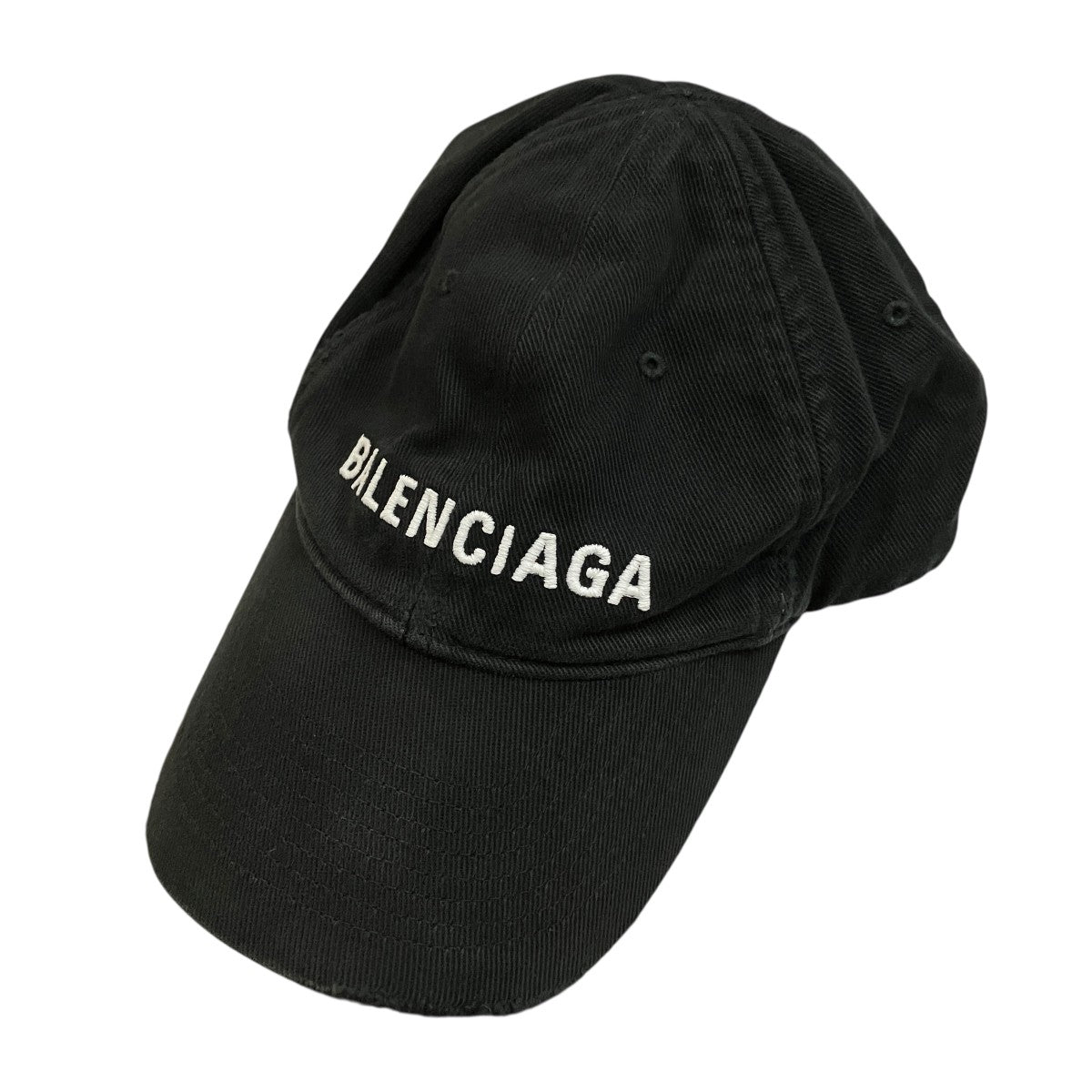 ダメージ加工ロゴベースボールキャップ673319