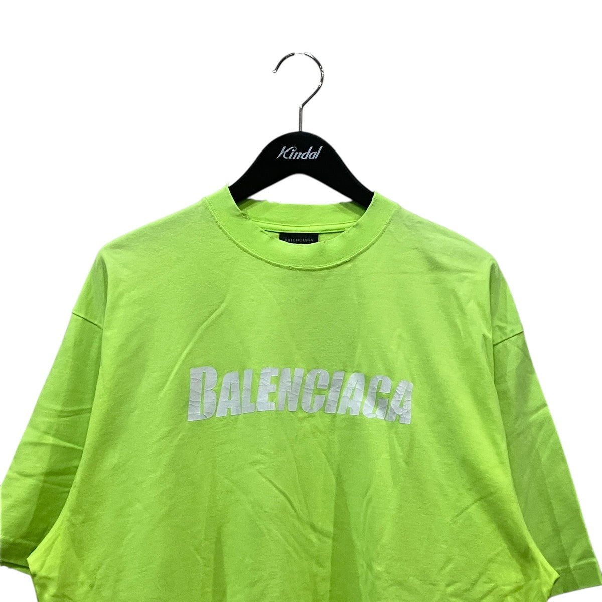 ダメージ加工ロゴプリントTシャツ651795