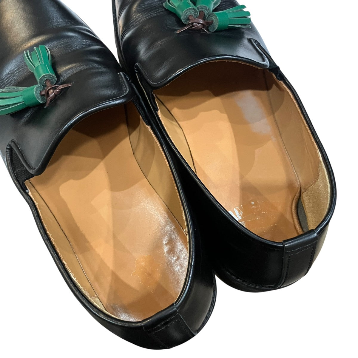「Goyomatsu Tassel Slip On」タッセルレザースリッポン