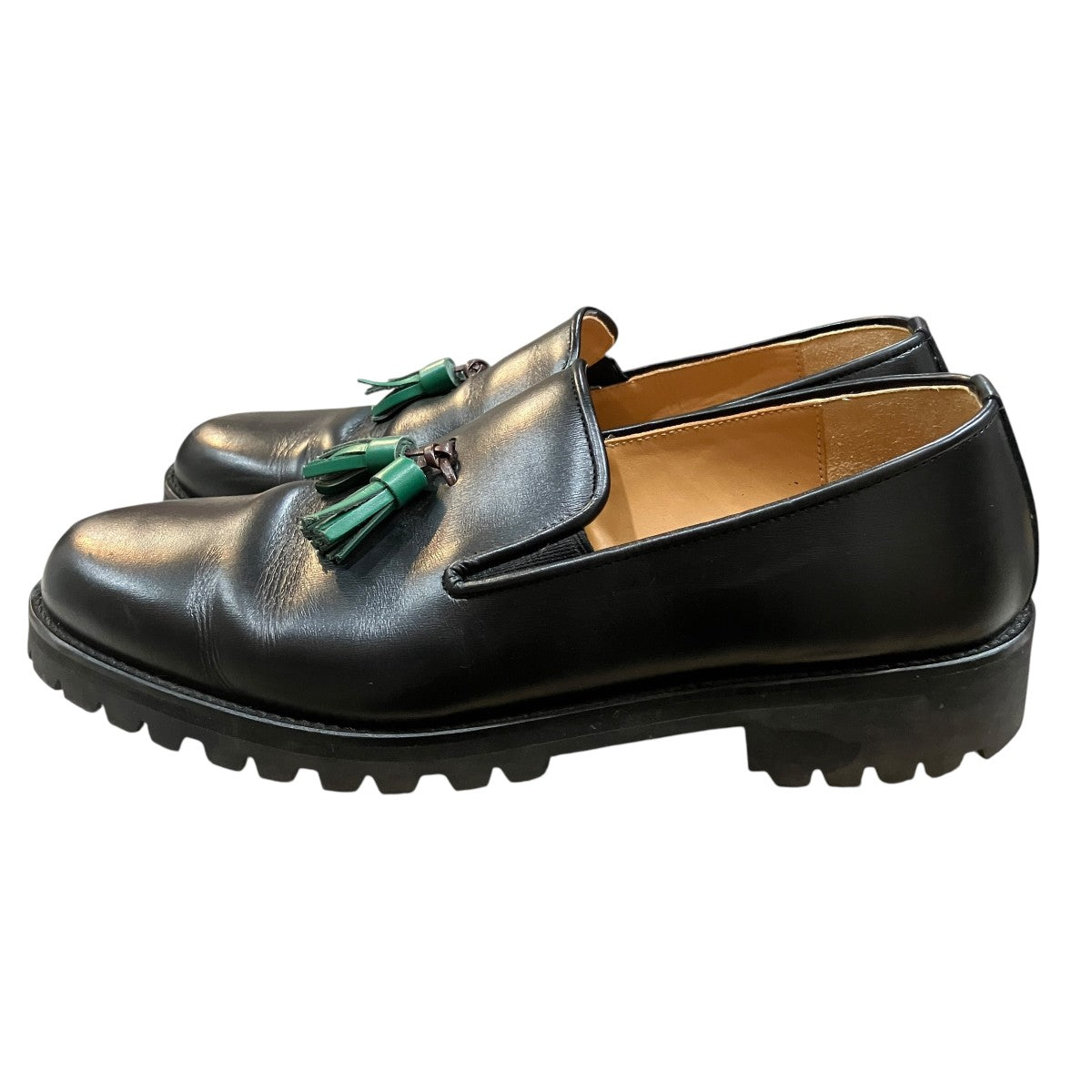 「Goyomatsu Tassel Slip On」タッセルレザースリッポン