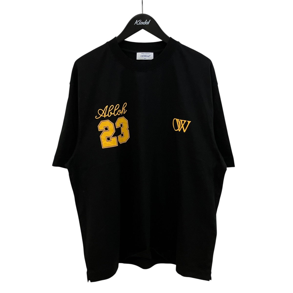 「OW Abloh 23」ポイントロゴTシャツOMAA027T21JER014