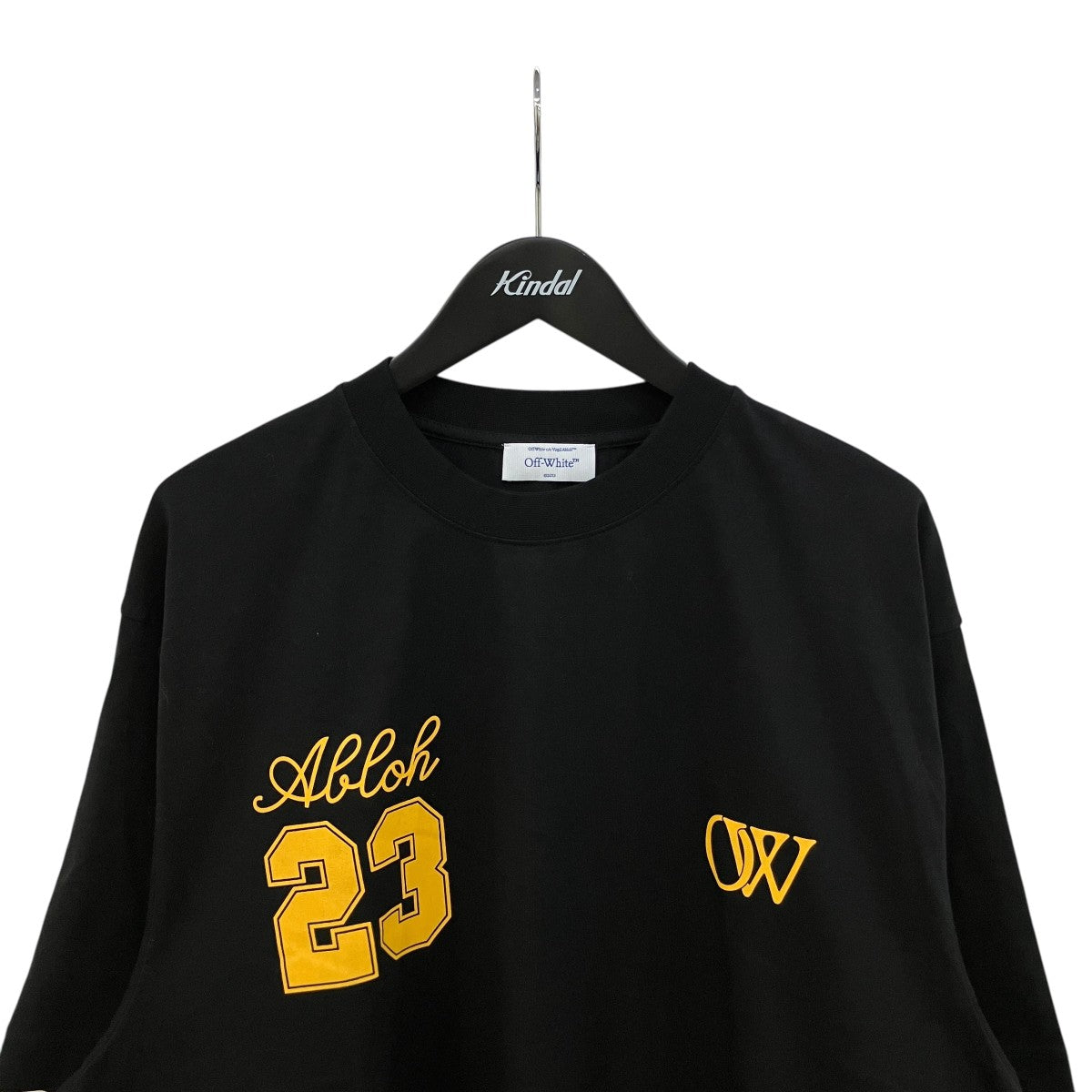 「OW Abloh 23」ポイントロゴTシャツOMAA027T21JER014
