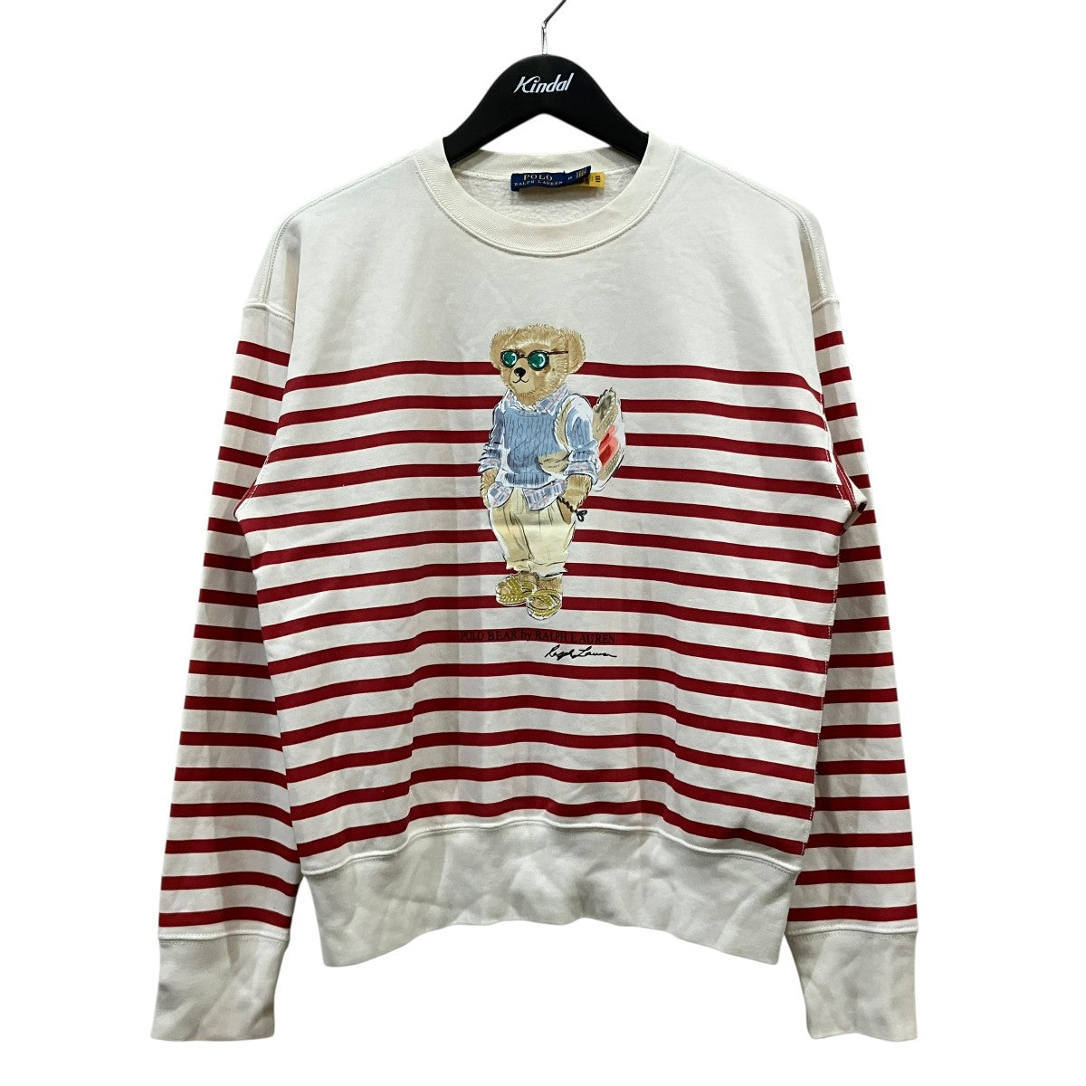 ベアプリントロングスリーブTシャツ