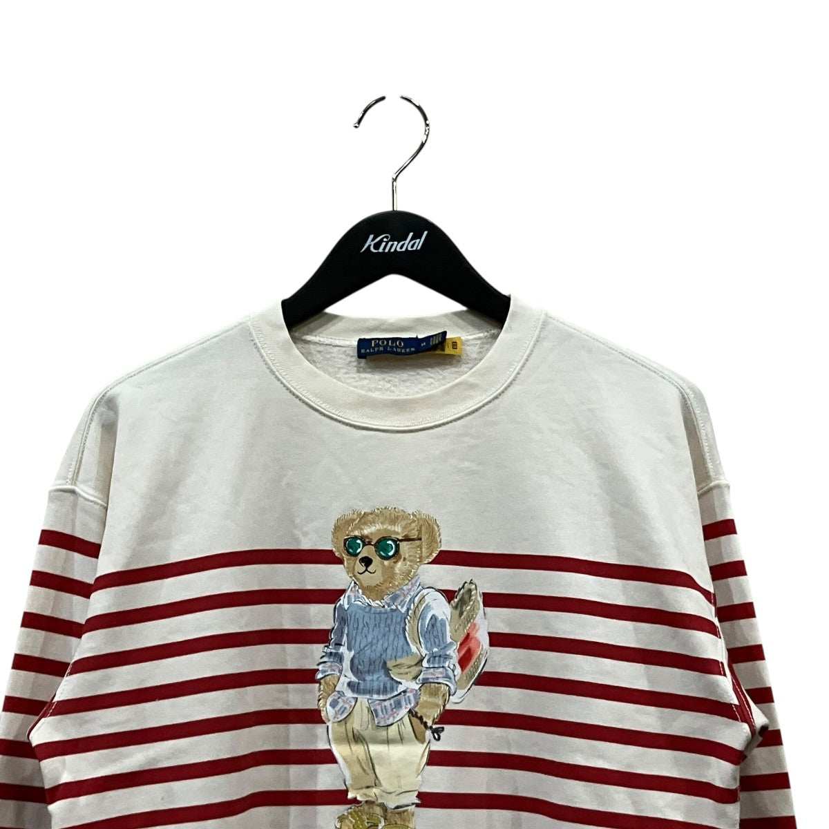 ベアプリントロングスリーブTシャツ
