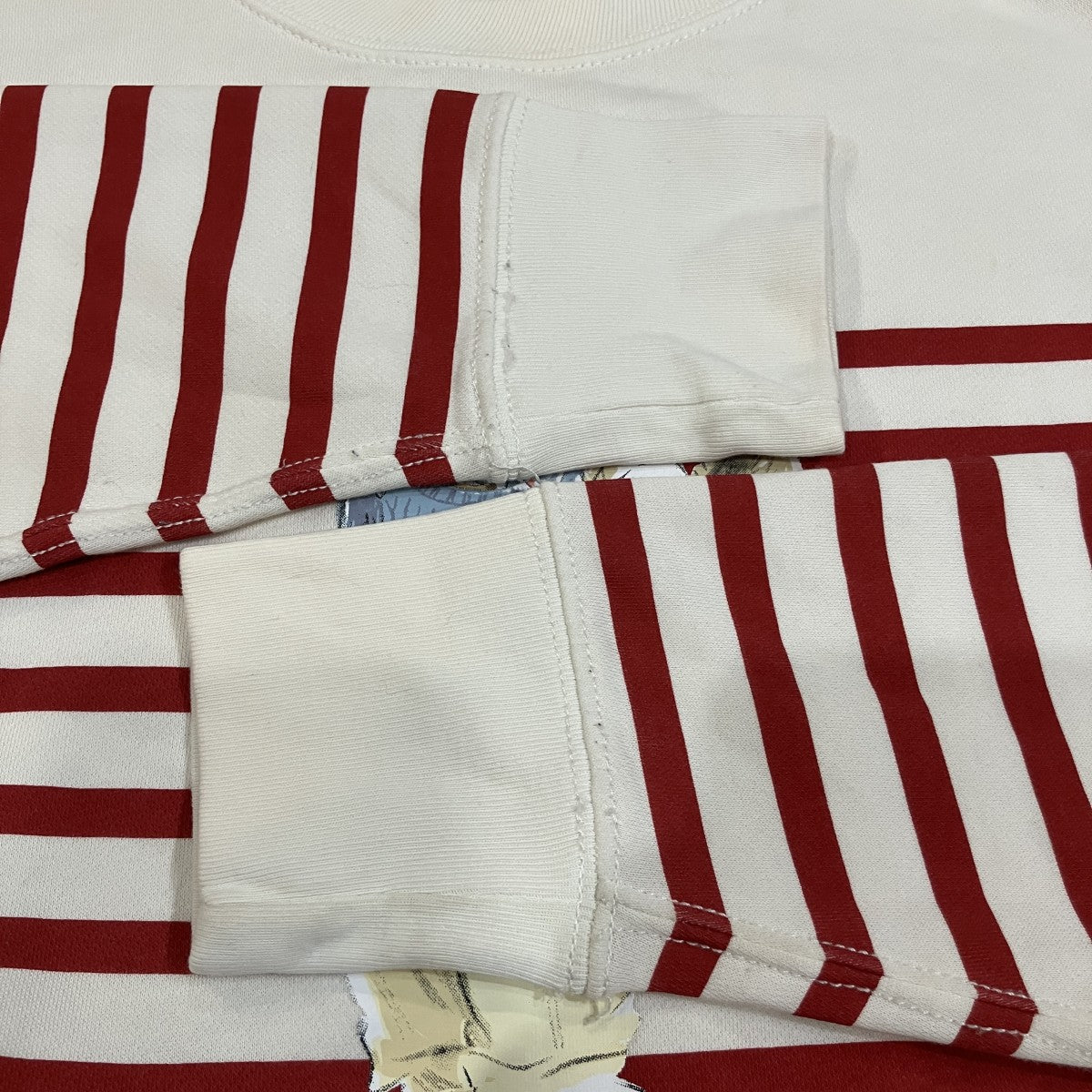 ベアプリントロングスリーブTシャツ
